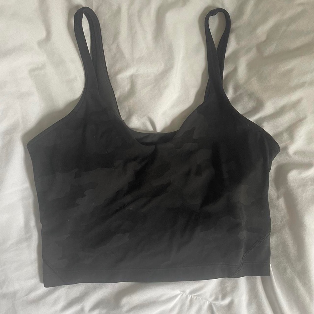 Lululemon Camo Cropped Define Tank